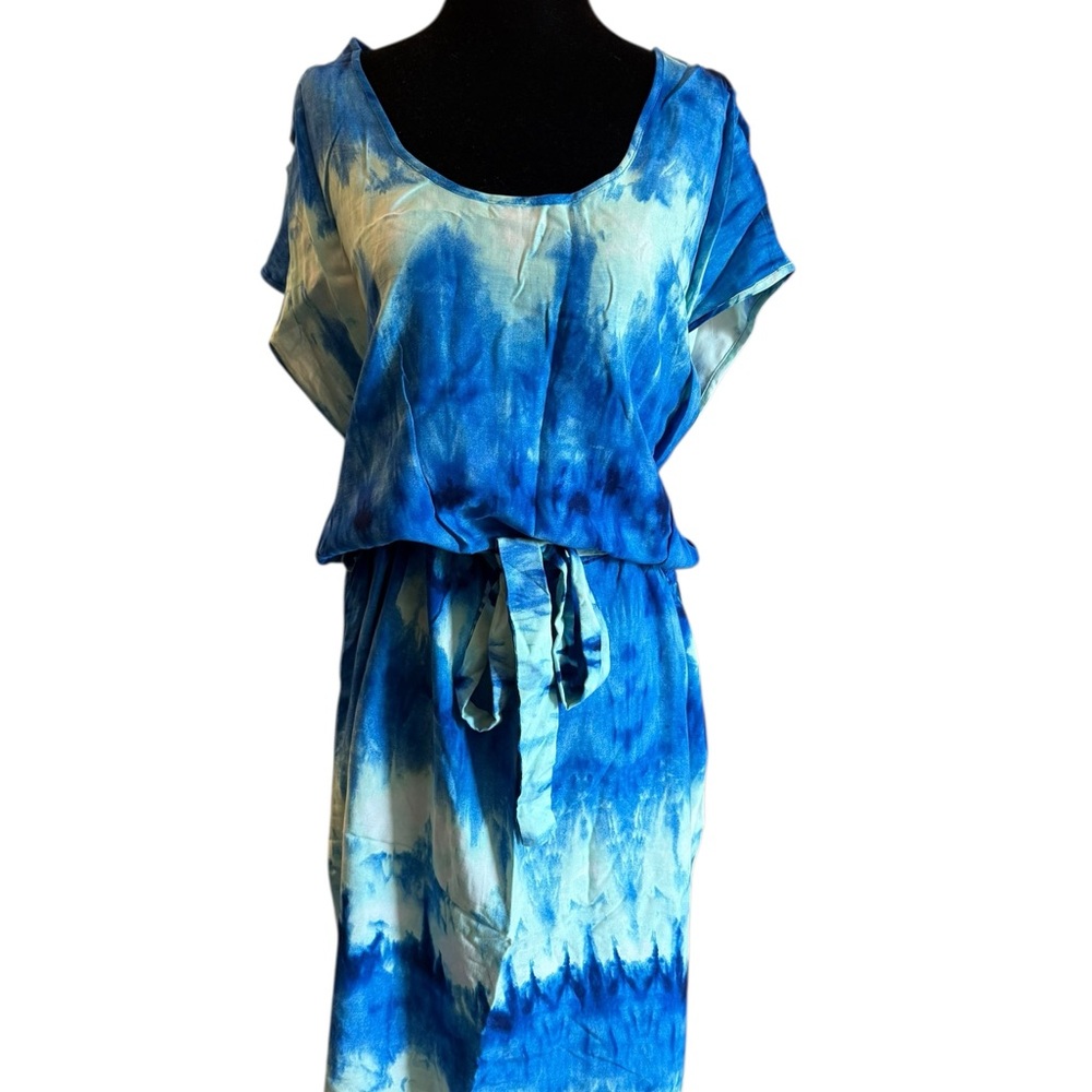 Reitman's Blue Tie-Dye Dress